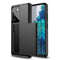 For Samsung Galaxy S21 Ultra 5G Shockproof Armor Protective Case with Card Slot(Army Green)