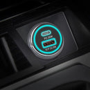 XJ-038 PD + QC3.0 Dual Port Fast Charging Car Charger