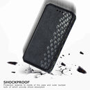 For Samsung Galaxy A02s(US Edition) Cubic Grid Pressed Horizontal Flip Magnetic PU Leather Case with Holder & Card Slots & Wallet(Black)