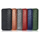 For Samsung Galaxy A02s(US Edition) Cubic Grid Pressed Horizontal Flip Magnetic PU Leather Case with Holder & Card Slots & Wallet(Gray)
