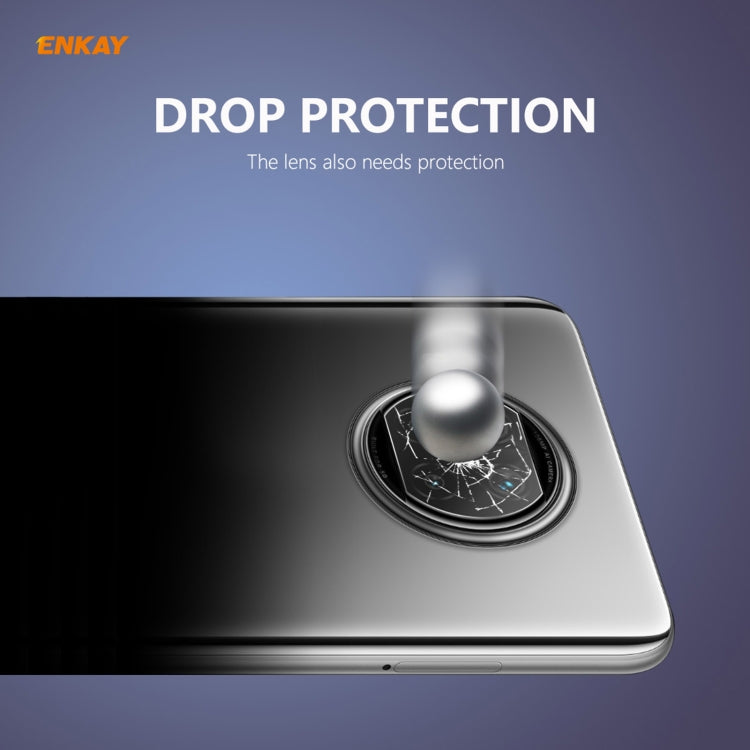 For Xiaomi Redmi Note 9 Pro 5G ENKAY Hat-Prince 0.2mm 9H 2.15D Round Edge Rear Camera Lens Tempered Glass Film