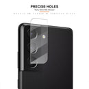 For Samsung Galaxy S21 mocolo 0.15mm 9H 2.5D Round Edge Rear Camera Lens Tempered Glass Film(Clear)
