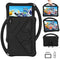 For Huawei MediaPad T5 10.1 EVA Flat Anti Falling Protective Case Shell with Holder(Black)