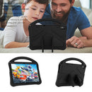 For Lenovo Tab M10 TB-X505F EVA Flat Anti Falling Protective Case Shell with Holder(Black)