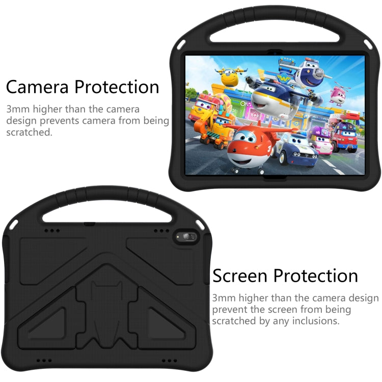 For Lenovo Tab M10 TB-X505F EVA Flat Anti Falling Protective Case Shell with Holder(Black)