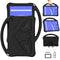 For Lenovo Tab M10 TB-X505F EVA Flat Anti Falling Protective Case Shell with Holder(Black)