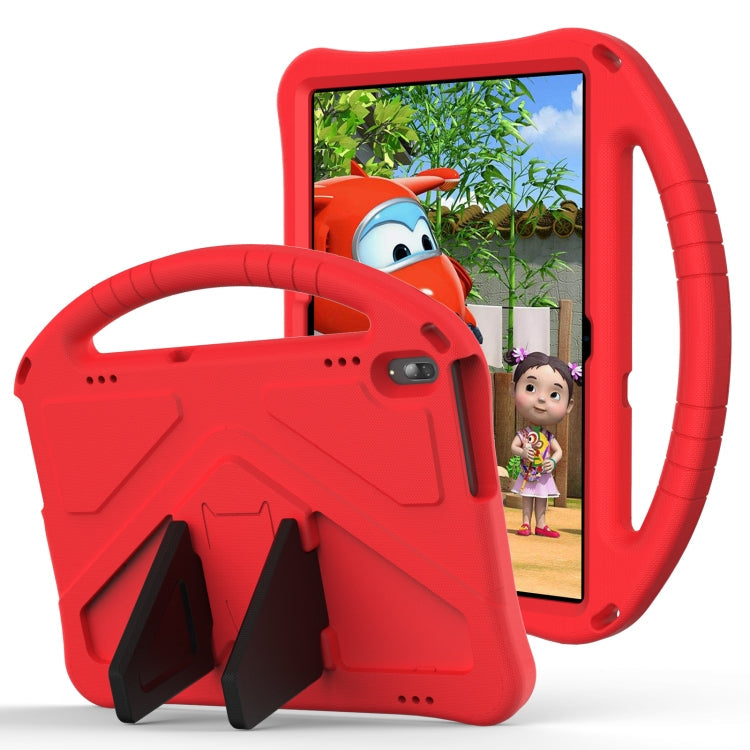 For Lenovo Tab M10 TB-X505F EVA Flat Anti Falling Protective Case Shell with Holder(Red)