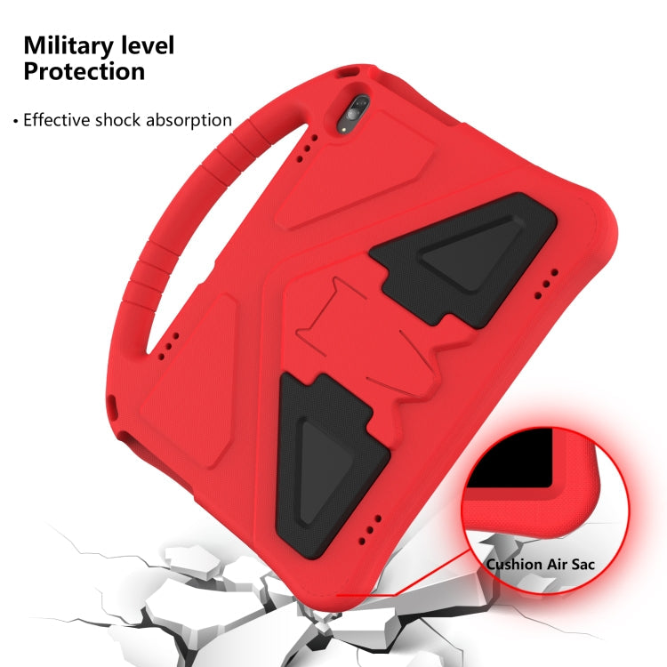 For Lenovo Tab M10 TB-X505F EVA Flat Anti Falling Protective Case Shell with Holder(Red)