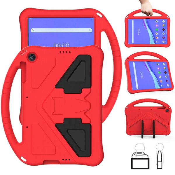 For Lenovo Tab M10 TB-X505F EVA Flat Anti Falling Protective Case Shell with Holder(Red)