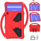 For Lenovo Tab M10 TB-X505F EVA Flat Anti Falling Protective Case Shell with Holder(Red)