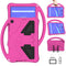For Lenovo Tab M10 TB-X505F EVA Flat Anti Falling Protective Case Shell with Holder(Rose Red)