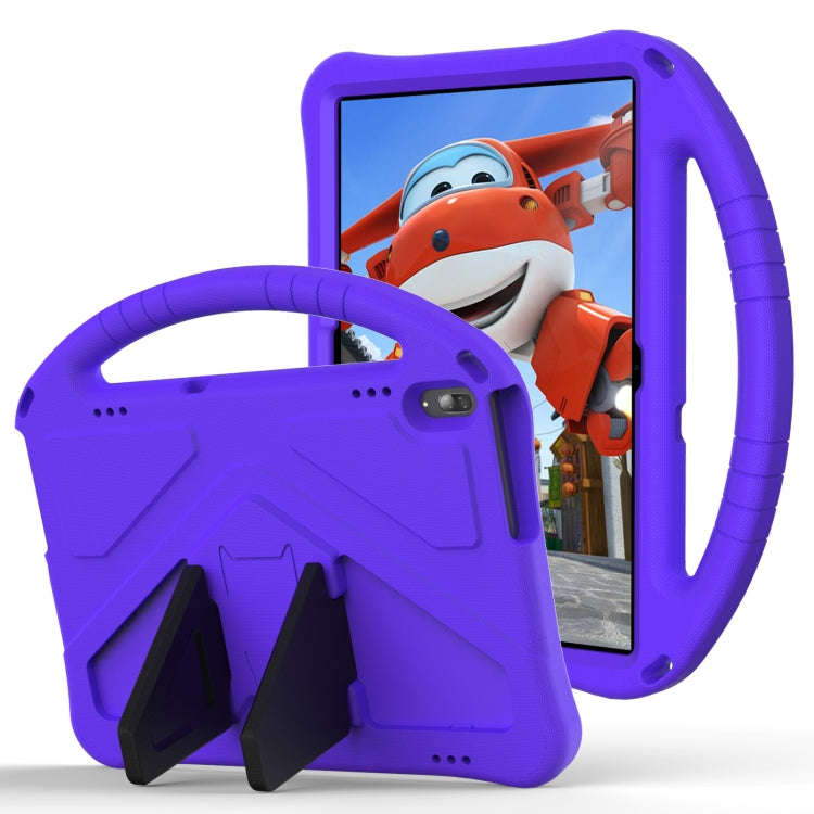 For Lenovo Tab M10 TB-X505F EVA Flat Anti Falling Protective Case Shell with Holder(Purple)