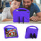 For Lenovo Tab M10 TB-X505F EVA Flat Anti Falling Protective Case Shell with Holder(Purple)