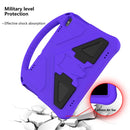 For Lenovo Tab M10 TB-X505F EVA Flat Anti Falling Protective Case Shell with Holder(Purple)