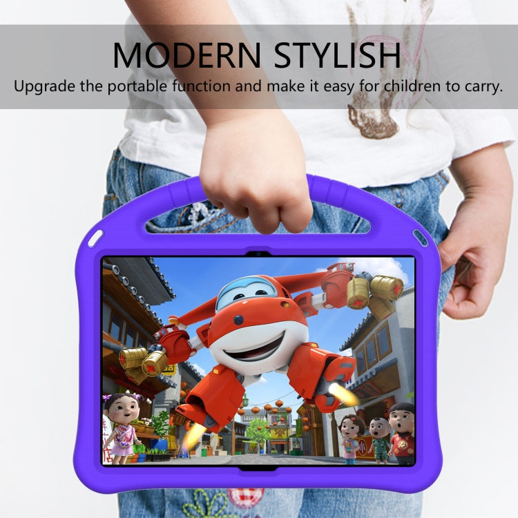 For Lenovo Tab M10 TB-X505F EVA Flat Anti Falling Protective Case Shell with Holder(Purple)