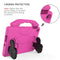 For Huawei MediaPad T10S 10.1/T10 9.7 Thumb Bracket EVA Shockproof Tablet Case(RoseRed)