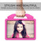 For Huawei MediaPad T10S 10.1/T10 9.7 Thumb Bracket EVA Shockproof Tablet Case(RoseRed)