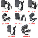 100-240V AC to DC Power Charger Adapter 5V 9V 12V 24V 1A 5.5mmx2.1mm (24V 1A EU Plug)