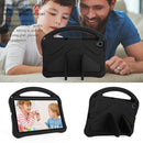 For Lenovo M10 Plus X606 / Tab K10 2021 TB-X6C6F / TB-X6C6L /TB-X6C6X EVA Flat Anti Falling Protective Case Shell with Holder(Black)