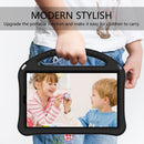 For Lenovo M10 Plus X606 / Tab K10 2021 TB-X6C6F / TB-X6C6L /TB-X6C6X EVA Flat Anti Falling Protective Case Shell with Holder(Black)