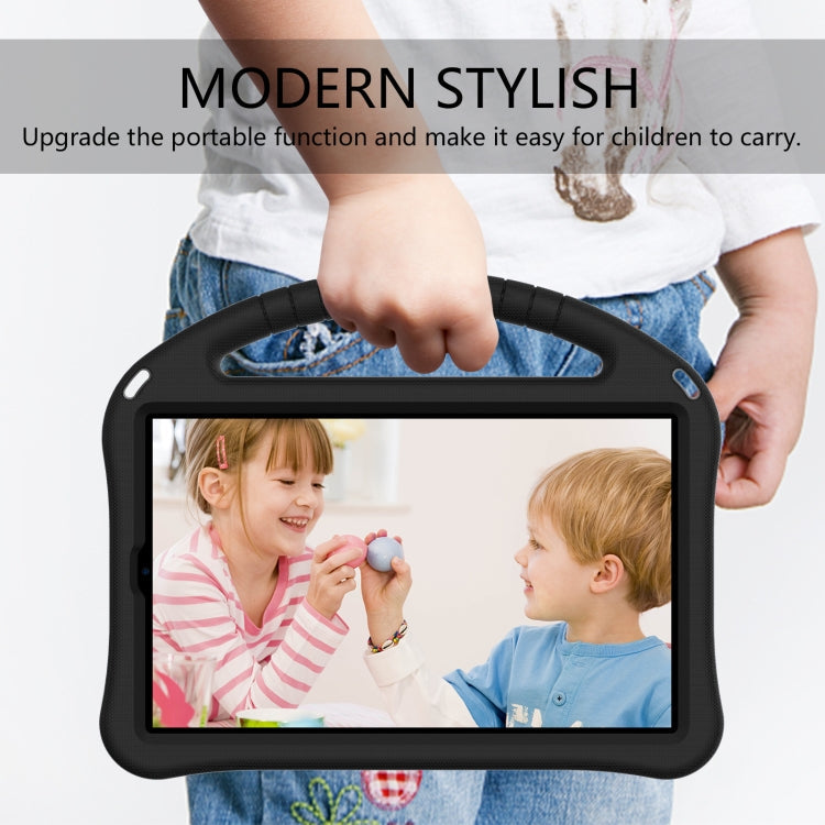 For Lenovo M10 Plus X606 / Tab K10 2021 TB-X6C6F / TB-X6C6L /TB-X6C6X EVA Flat Anti Falling Protective Case Shell with Holder(Black)