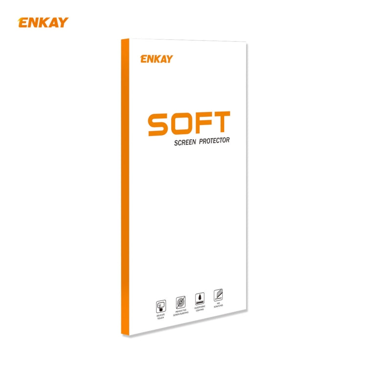 2 PCS For Samsung Galaxy S21 Ultra 5G ENKAY Hat-Prince 3D Full Screen PET Curved Hot Bending HD Screen Protector Soft Film(Transparent)