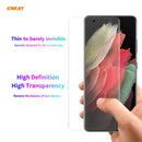 5 PCS For Samsung Galaxy S21 Ultra 5G ENKAY Hat-Prince 3D Full Screen PET Curved Hot Bending HD Screen Protector Soft Film(Transparent)