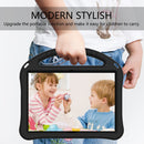 For Huawei MediaPad T3 10 EVA Flat Anti Falling Protective Case Shell with Holder(Black)