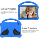 For Huawei MediaPad T3 10 EVA Flat Anti Falling Protective Case Shell with Holder(Blue)