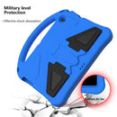 For Huawei MediaPad T3 10 EVA Flat Anti Falling Protective Case Shell with Holder(Blue)