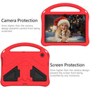 For Huawei MediaPad T3 10 EVA Flat Anti Falling Protective Case Shell with Holder(Red)