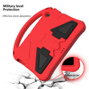For Huawei MediaPad T3 10 EVA Flat Anti Falling Protective Case Shell with Holder(Red)