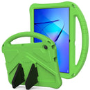 For Huawei MediaPad T3 10 EVA Flat Anti Falling Protective Case Shell with Holder(Green)