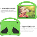 For Huawei MediaPad T3 10 EVA Flat Anti Falling Protective Case Shell with Holder(Green)
