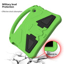 For Huawei MediaPad T3 10 EVA Flat Anti Falling Protective Case Shell with Holder(Green)