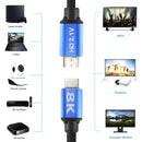 HD08 8K Ultra Clear HDMI 2.1 TV Computer Projection Set-top Box HDMI Cable, Cable Length:2m