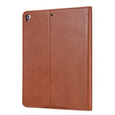 Knead Skin Texture Horizontal Flip Leather Case for iPad 9.7 2018 / 2017 / Air / Air 2/Pro 9.7, with Photo Frame & Holder & Card Slots & Wallet(Brown)