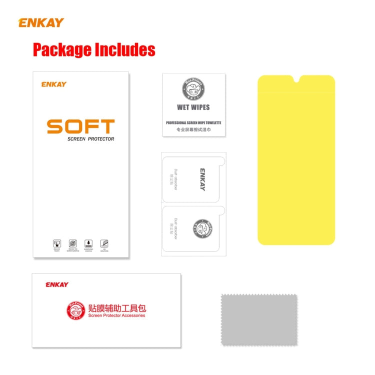 For Samsung Galaxy S21+ 5G ENKAY Hat-Prince 0.1mm 3D Full Screen Protector Explosion-proof Hydrogel Film
