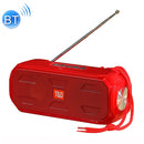 T&G TG280 Solar Power Charging Bluetooth Speakers with Flashlight, Support TF Card / FM / 3.5mm AUX / U Disk / Hands-free Call(Red)