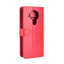 For Nokia 5.4 R64 Texture Single Horizontal Flip Protective Case with Holder & Card Slots & Wallet& Photo Frame(Red)