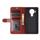 For Nokia 5.4 R64 Texture Single Horizontal Flip Protective Case with Holder & Card Slots & Wallet& Photo Frame(Brown)