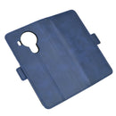 For Nokia 5.4 Dual-side Magnetic Buckle Horizontal Flip Leather Case with Holder & Card Slots & Wallet(Dark Blue)