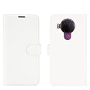 For Nokia 5.4 Litchi Texture Horizontal Flip Protective Case with Holder & Card Slots & Wallet(White)