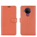 For Nokia 5.4 Litchi Texture Horizontal Flip Protective Case with Holder & Card Slots & Wallet(Brown)