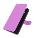 For Nokia 5.4 Litchi Texture Horizontal Flip Protective Case with Holder & Card Slots & Wallet(Purple)