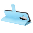 For Nokia 5.4 Litchi Texture Horizontal Flip Protective Case with Holder & Card Slots & Wallet(Blue)