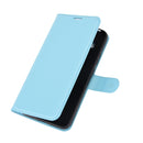 For Nokia 5.4 Litchi Texture Horizontal Flip Protective Case with Holder & Card Slots & Wallet(Blue)