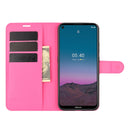 For Nokia 5.4 Litchi Texture Horizontal Flip Protective Case with Holder & Card Slots & Wallet(Rose red)