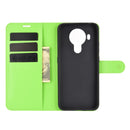 For Nokia 5.4 Litchi Texture Horizontal Flip Protective Case with Holder & Card Slots & Wallet(Green)