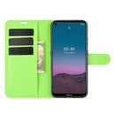 For Nokia 5.4 Litchi Texture Horizontal Flip Protective Case with Holder & Card Slots & Wallet(Green)